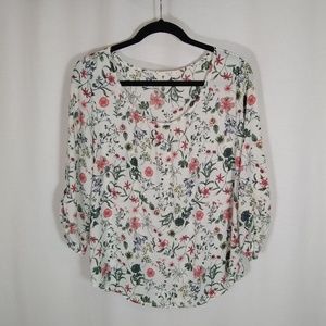 Le Lis floral print pullover blousy top